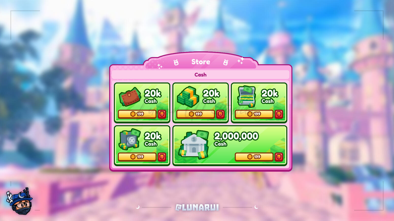 π Princess Game UI