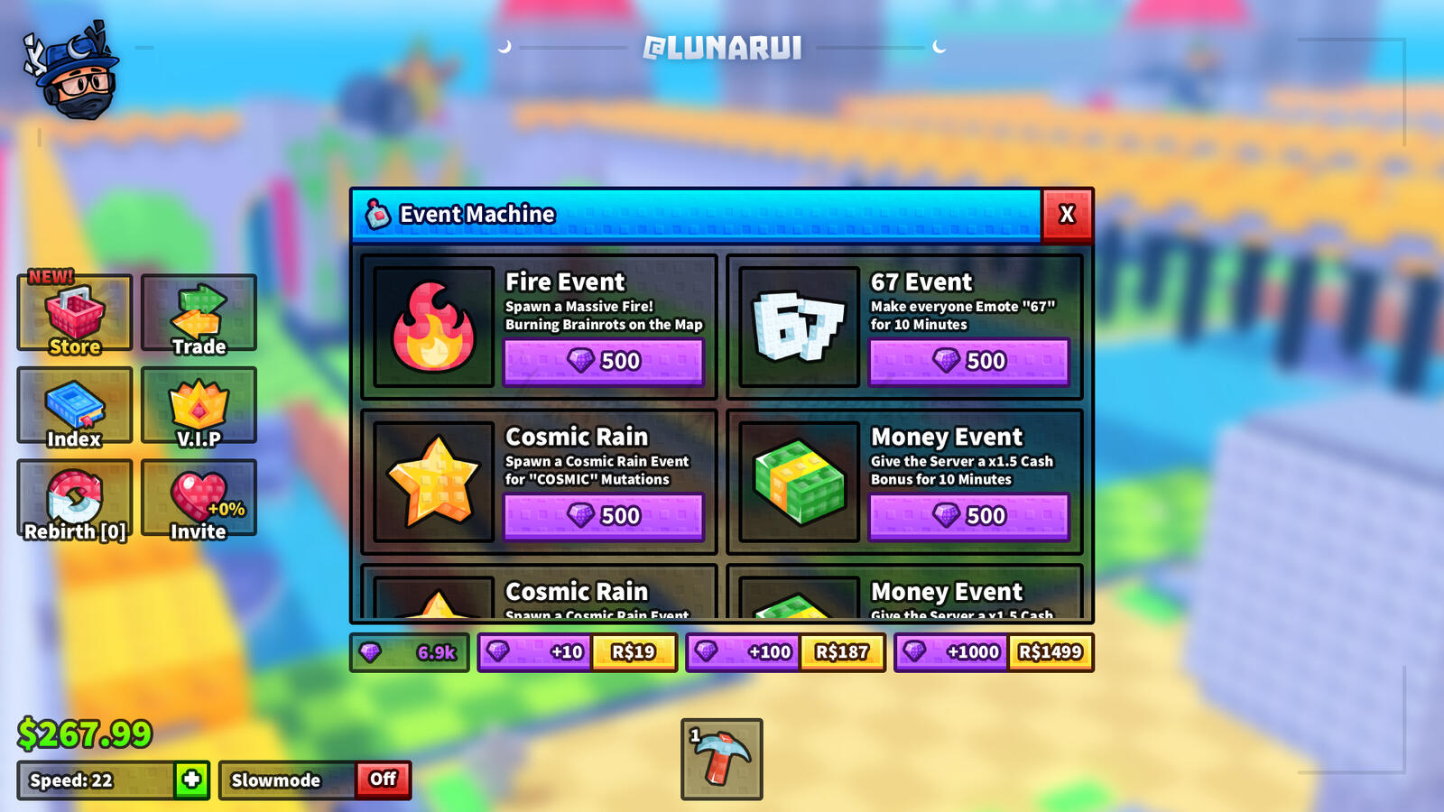 πͺοΈ Stud Event Machine UI