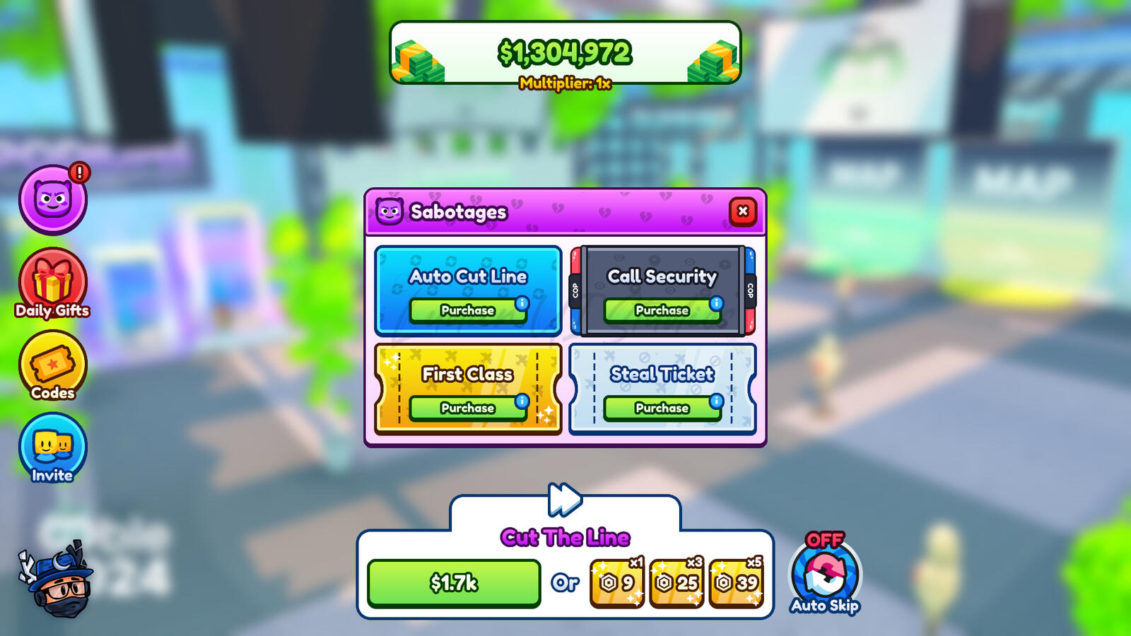 ✈️ Airport Check-In Line Simulator UI